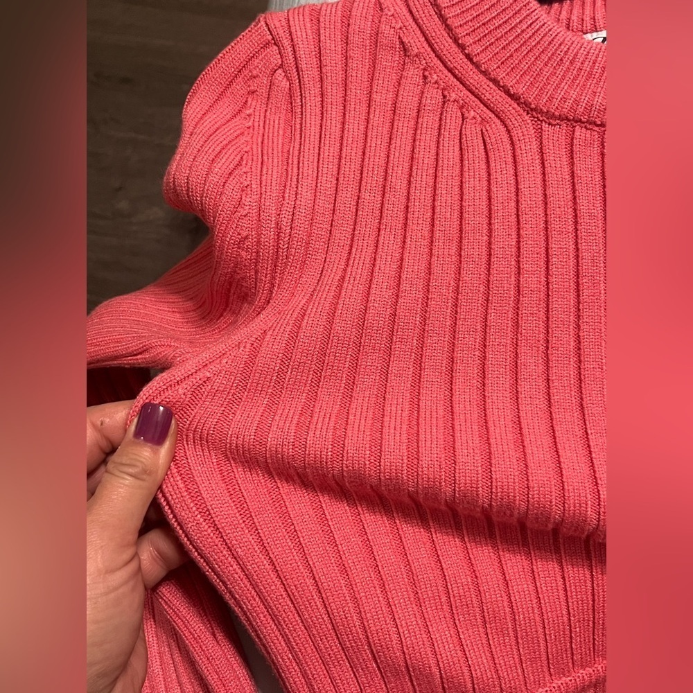 *NWT* Zara Ribbed High-Low Sweater - Picture 4 of 4
